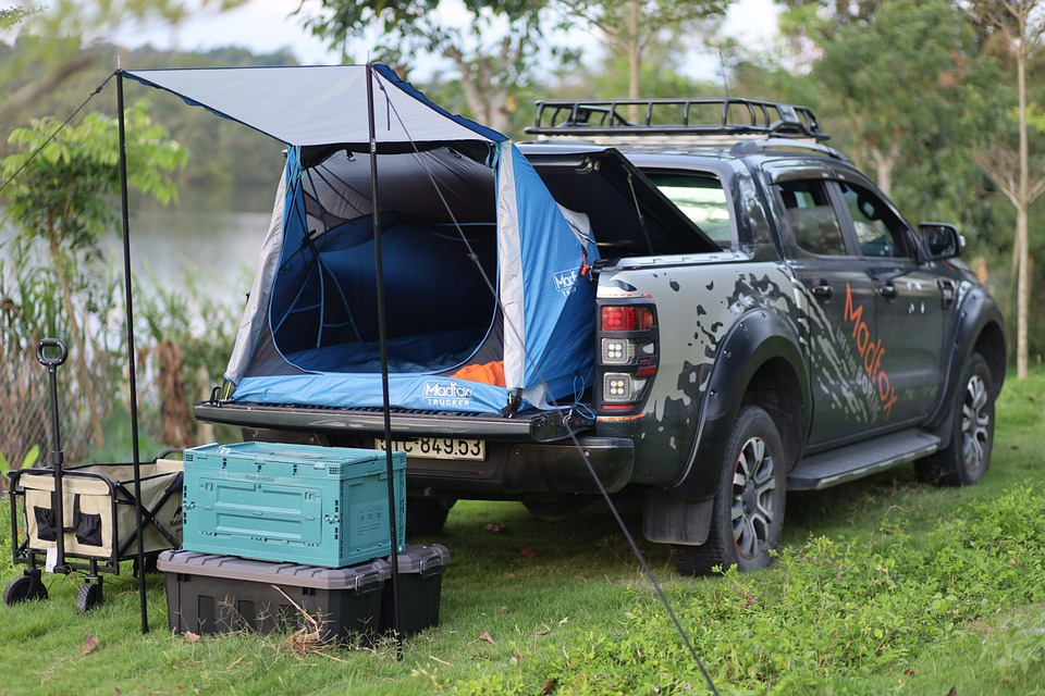 truck camping travel adventure